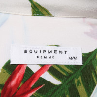 Equipment Bluse mit floralem Print