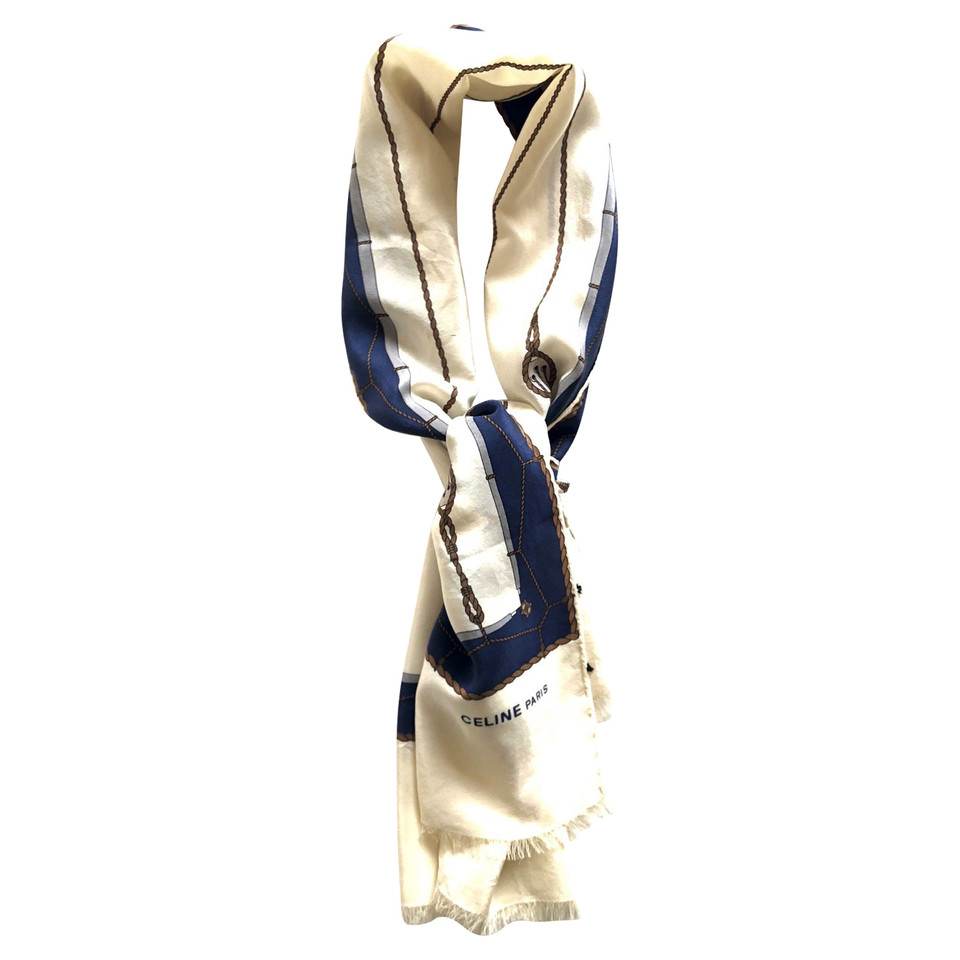 Céline silk scarf