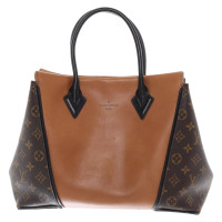 Louis Vuitton Tote W aus Leder in Braun