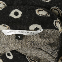 Diane Von Furstenberg skirt with knitted look 