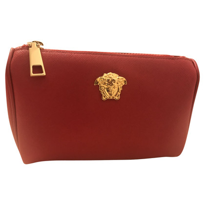 Versace Clutch Bag Leather in Red