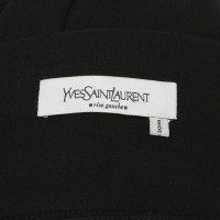 Yves Saint Laurent Pantaloni larghi in nero