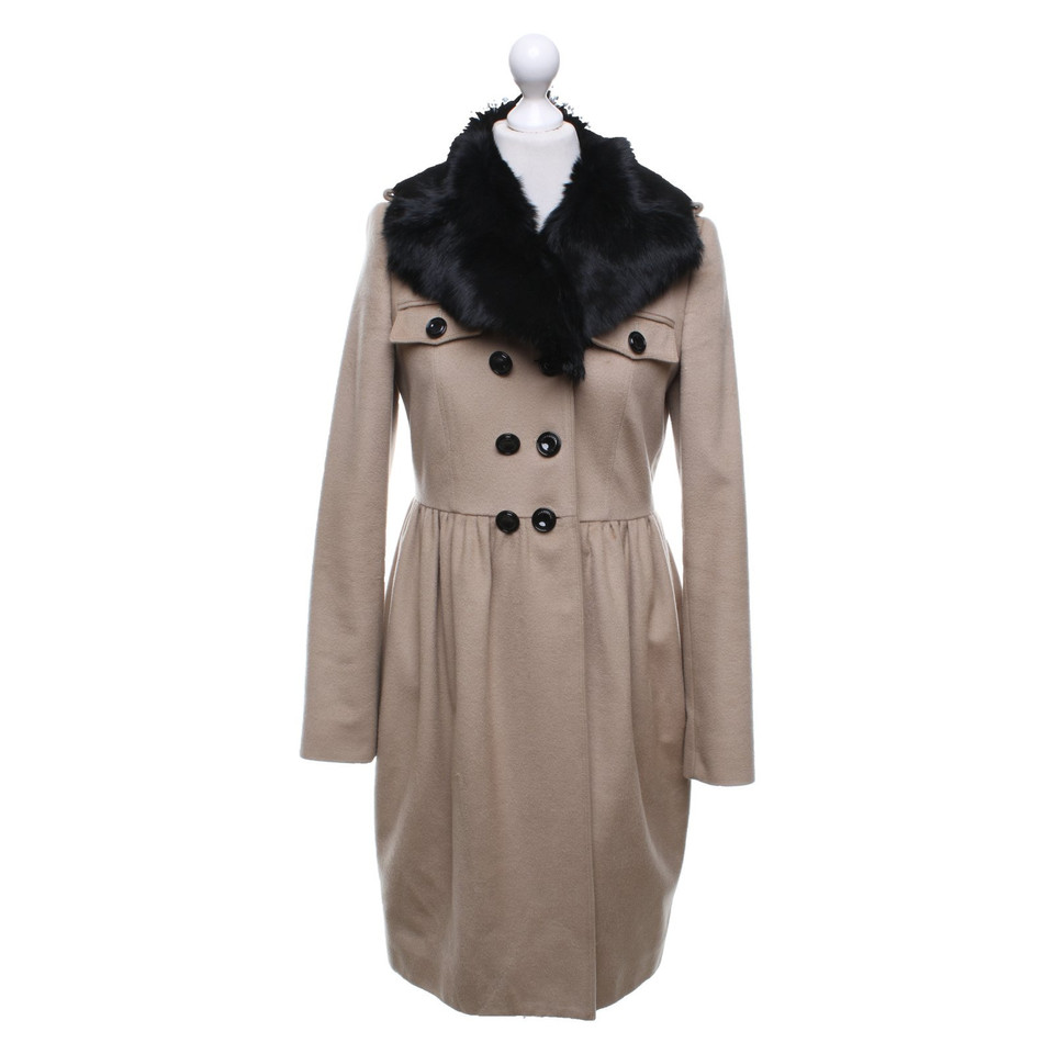 Burberry Veste/Manteau en Laine en Beige