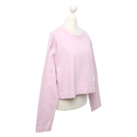 Acne Oberteil aus Baumwolle in Rosa / Pink