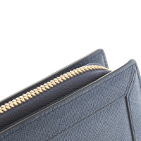 Mcm Täschchen/Portemonnaie aus Leder in Blau