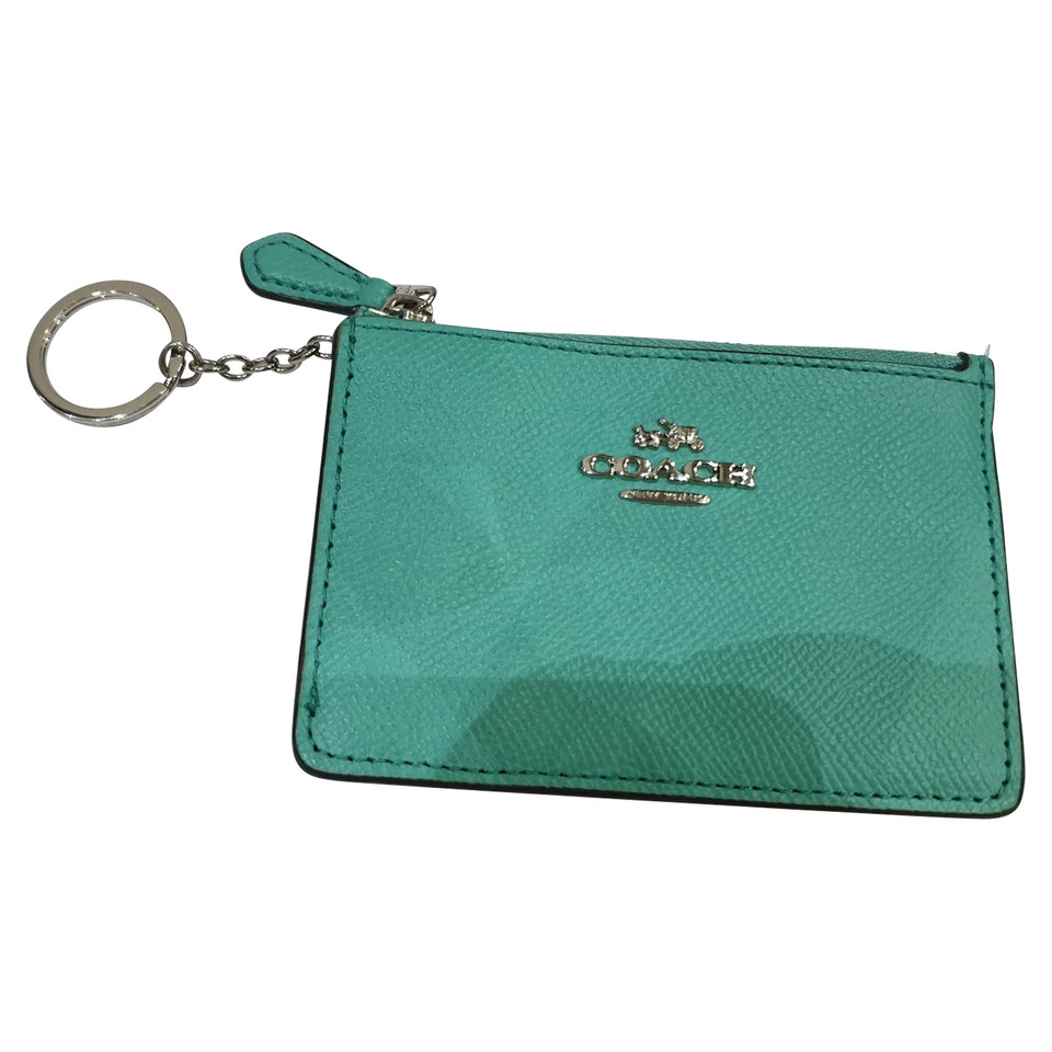 Coach Bag/Purse Leather in Turquoise