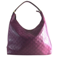 Gucci Hobo bag with embossed Guccissima