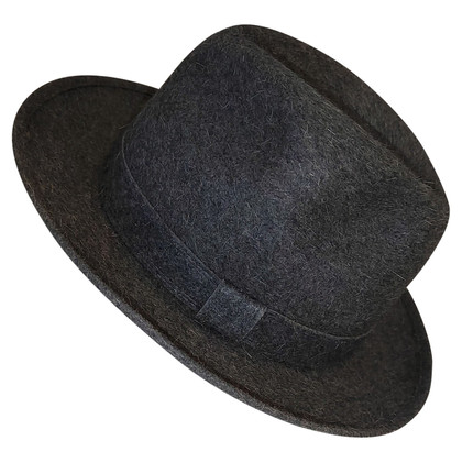 Borsalino Hut/Mütze aus Wolle in Grau