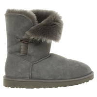 Ugg Stivali in Pelle in Grigio