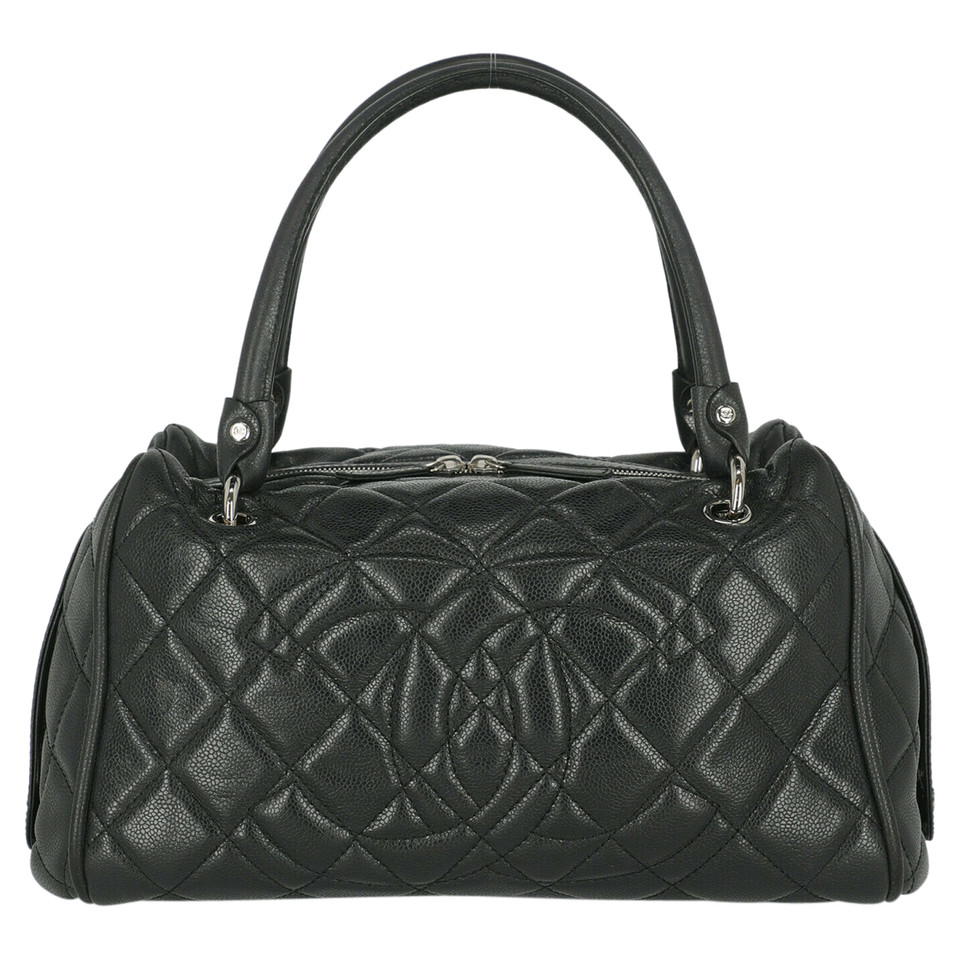 Chanel Timeless CC Bowler Bag in Pelle in Nero