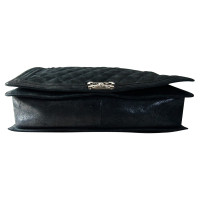 Chanel Boy Large Suede in Black