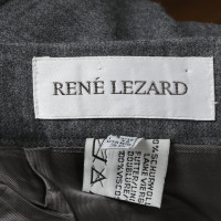 René Lezard Skirt Wool in Grey
