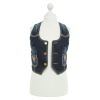 Dsquared2 Gilet di jeans in look usato