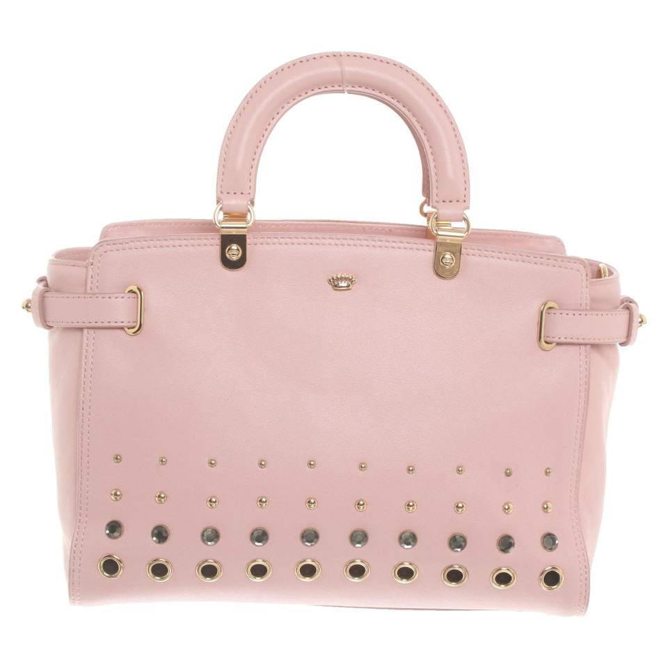 Juicy Couture Handtasche aus Leder in Rosa / Pink