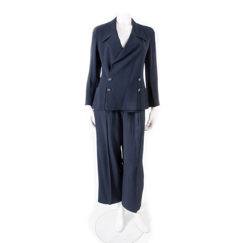 Chanel Navy blue suit
