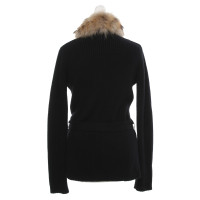 Yves Salomon Jacket/Coat Cashmere in Black