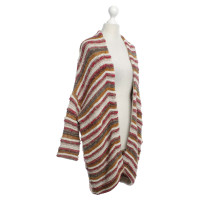 Maje Cardigan with striped pattern