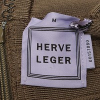 Hervé Léger Olive Bandage Dress