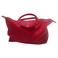Longchamp Shopper Leather in Red