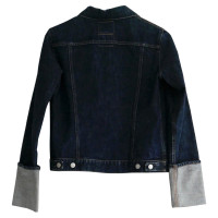 Helmut Lang Giacca/Cappotto in Cotone in Blu