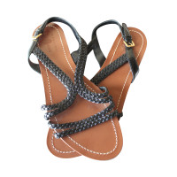 Car Shoe Sandals in braided leather