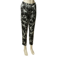 Other Designer IHEART - black and white silk pants