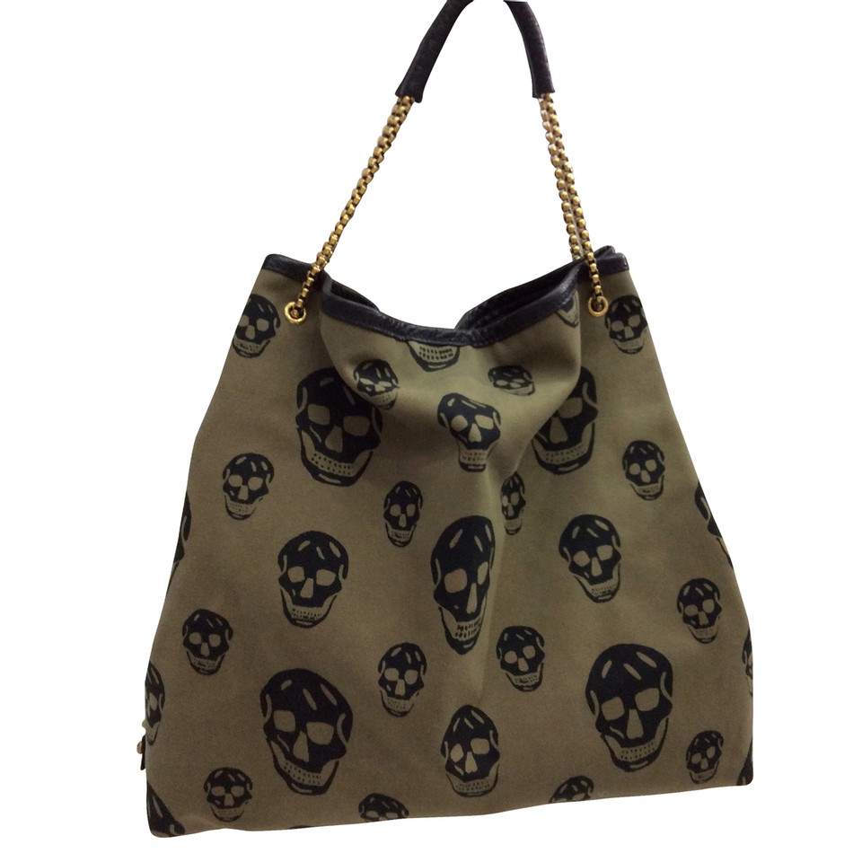 Alexander McQueen Tote Bag met schedelmotief