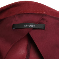 Windsor Blazer Leather in Bordeaux
