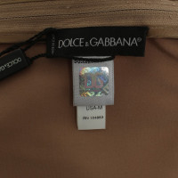 Dolce & Gabbana Silk top in nude