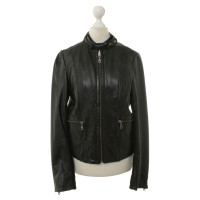 Bruuns Bazaar Black leather jacket 