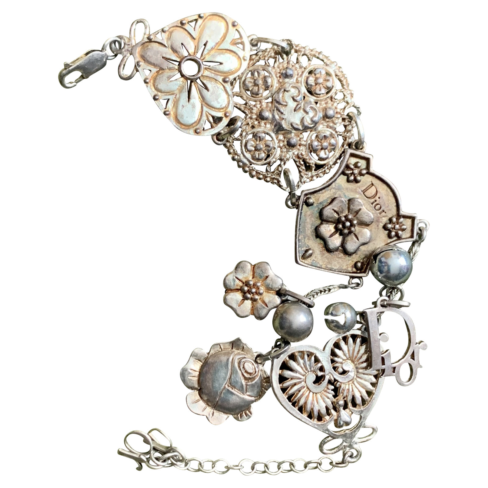 Christian Dior Armreif/Armband in Silbern - Second Hand Christian Dior  Armreif/Armband in Silbern gebraucht kaufen für 230€ (5941914)