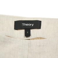 Theory Trousers in Beige