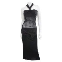 Jean Paul Gaultier Robe en Viscose en Noir