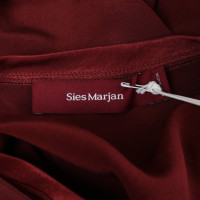 Sies Marjan Top Silk in Bordeaux