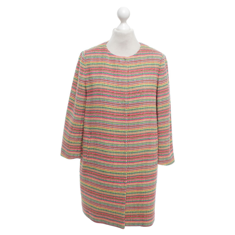 René Lezard Coat in multicolor