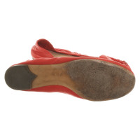 Paul Smith Slippers/Ballerinas Leather in Red