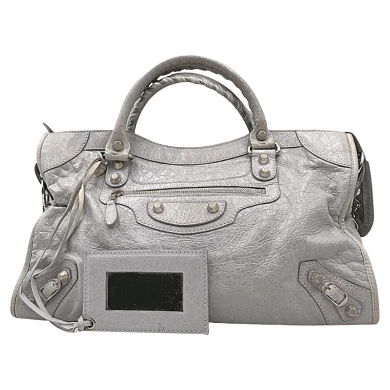 Balenciaga City Bag Leather in Grey 