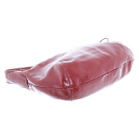 Coach Textured patent leather handbag