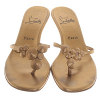 Christian Louboutin Golden sandals