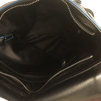 Versace Rucksack aus schwarzem Leder