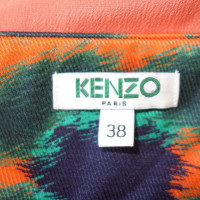 Kenzo Jurk met patroon in oranje
