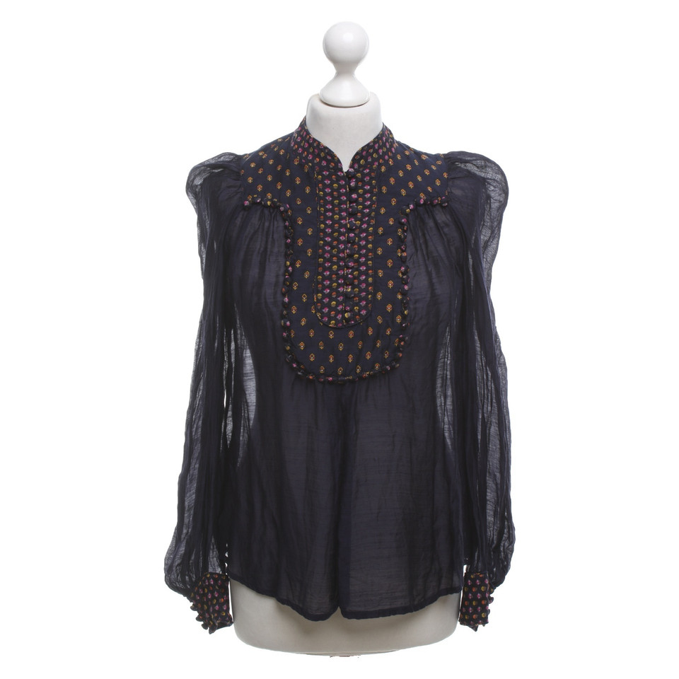 French Connection Blouse in donkerblauw