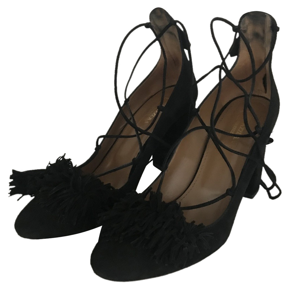 Aquazzura Lace-up shoes in Black
