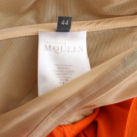 Alexander McQueen Robe en Soie en Orange