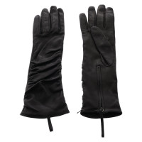 Prada Handschoenen Leer in Zwart