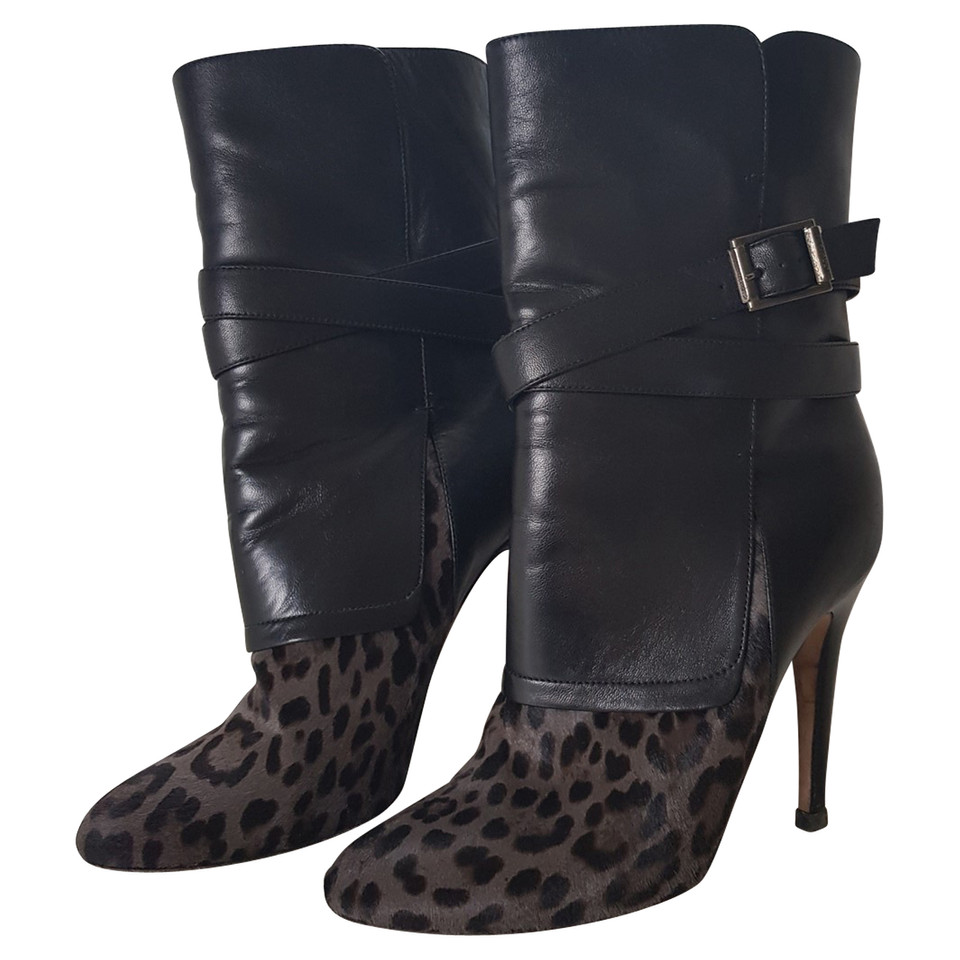 Jimmy Choo Ankle boots Leather in Black