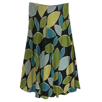 Hobbs Linen skirt with print