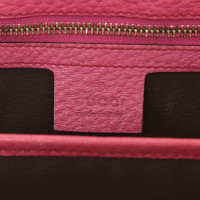 Gucci Bamboo Bag en Cuir en Rose/pink