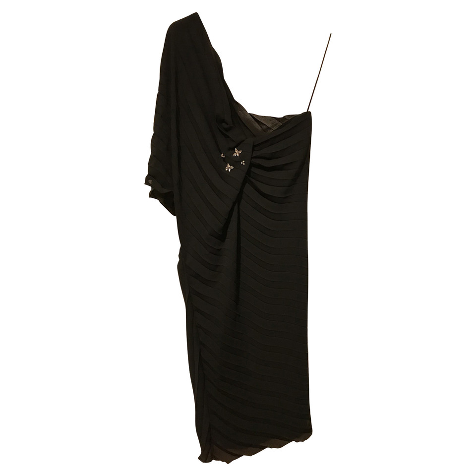 Anna Molinari Robe en Soie en Noir