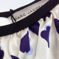 Marc Jacobs Zijden jurk met print en riem